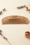 Four Types of Wooden Household Combs (Two Narrow-Toothed Lemon Wood Combs + Two Wide-Toothed Cherry Wood Combs) Suitable for Wet and Dry Use - 3