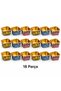 18 Pieces of Colorful Patterned Muffin Cups - 5