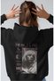Billie Eilish Singer Front Printed Unisex Oversize Premium Hoodie