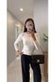 Crew Neck Cashmere Knitwear Bodysuit
