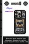 سلسلة خاصة من إكسسوارات الجوال ذات التصميم اللطيف لهاتف iPhone 15 Pro Max، غطاء من السيليكون بنمط الكلب 2.0 ثلاثي الأبعاد