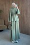 Bella High Neck Suit Mint - 3