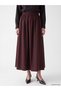 Rmz Gi̇yi̇m Farkiyla A-Line Poplin Skirt with Waist Drawstring - 2
