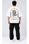 Palestinian Freedom Themed Printed Unisex T-Shirt – Black and White Oversized Tee Shirt - 3
