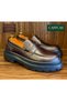 Genuine Leather Antique Brown Handmade Casual Shoes Sofia