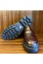 Genuine Leather Antique Brown Handmade Casual Shoes Sofia - 5