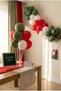 Soldier Welcome Decoration Deluxe Set Dark Green Felt Letter Board Stand Balloon Chain 7 Transparent Balloons with Stand Biggest Soldier Set