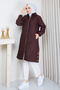 Women's Onion Patterned Pocketed Wear-And-Go Quilted Coat - 3