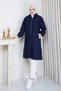 Women's Onion Patterned Pocketed Wear-And-Go Quilted Coat - 4