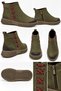 Genuine Leather Women's Casual Boots Thick Soled Lace-Up Model Model Name: Rhea - 3