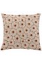 Aşkan'A 4-Piece Decorative Throw Pillow Cover Set 41.5X41.5 cm – Cotton Fabric, Bird and Rainbow Floral Pattern, Digital Printed, Bohemian Sofa Cushion Cover - 4