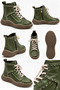 Genuine Leather Women's Lace-Up Thick Sole Casual Boots Model Name: Daphne - 2