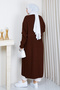 Women's Casual Knitwear Cardigan with Braided Pockets - 5