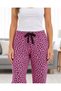 Women's Micro Suede Winter Elastic Comfortable Pajama Bottoms - 5