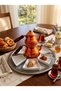 Copper Teapot Breakfast Set Tray Plate - 3