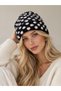 Polka Dot Beanie Soft Beanie - Soft Winter Fuzzy