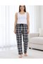Women's Micro Suede Winter Elastic Comfortable Pajama Bottoms - 3