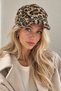 Leopard Adjustable Plush Visor Furry - Cap Hat Soft Cap - 3