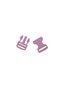 Paracord Accessory Paracord Bracelet Plastic Clip 2 cm Pink*10 Pcs - 2
