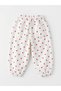 Polka Dot Ecru Balloon Pants - 3
