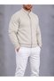 High Collar Reversible Zipper Sweatshirt - 2