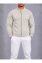 High Collar Reversible Zipper Sweatshirt