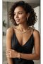 Cmjewelry Zircon Stone Necklace Bracelet Earrings Ring Gourmet Set Set - 5