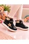 Girls' Star-Detail Ankle Sneakers