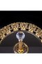 Two-Tier Cookie Holder Small Size Round Metal Gold 27 cm / 22 cm – Tac Model - 2