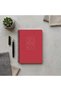 2027 year spiral weekly planner 17x24 cm red