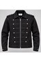 Trend Iconic Design Button Detail Black Men's Jean Jacket - 6