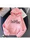Unisex Pink Loose Fit Hooded Sweatshirt with Inner Pockets, Warm Hoodie