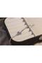 Saw Brand Swan Model Waterway Zircon Stone Women's Steel Bracelet