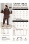Women's Gabardine Fabric with Bead Embroidery on the Back of the Sleeves - 2