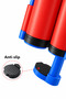 Rollnet Table Tennis Net - Ping Pong Net with Latches - Extendable Table Tennis Net Set - Portable Table Tennis Net - Rollnet - Portable Table Tennis Net - Roll Table Tennis Net (Red-Blue) - 7
