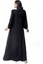 Women’s Arabian Dress Maxi Long Sleeve Modest Muslim Gown Elegant Traditional Design with Embellished Details - 5