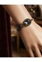 Women's Zircon Stone Necklace Bracelet Earrings Ring Copper Set - 3