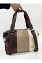 Color Blocked Daily Combination Hand and Shoulder Bag - 3