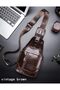 Genuine Leather Crossbody Bag with Chest Strap - 2