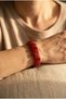 Natural Stone Rectangular Cut Flexible Bracelet - 4