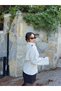 Women's Short Stand Collar Double Button Belted Trench Coat - 3