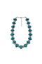 Silver Form Collection Marble Bead Necklace - Blue