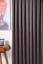 Modern Soft Draped Minimal Patterned Background Curtain Suitable for Every Room Glacial Rose Dry Non-Pleated (1 X 1) - 3