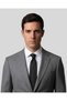 Black Striped Slim Tie – 7 cm Wide