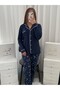 Women's Patterned Milan Long Sleeve Pajama Set with Underwear - 6