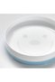 Börja Children's Plate and Bowl, White-Blue, 2 Pieces - 2