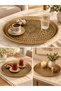 Heavy Duty Hand-Embroidered Copper Tray 1 mm Decorative Presentation and Serving Tray - 3