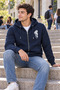 The Knight Adult Unisex Zipper Hooded Sweatshirt - 2