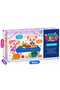 Kids Pretend Play Cutting Food Kitchen Table Set with Toy Fruits, Vegetables, Knife, Basket and Accessories, Educational Cooking Role Play Toy for Boys and Girls, Ages 3+ - 5