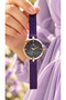 Purple Color Wicked Steel Cord-Mot Dial-Women's Watch-In Stylish Box